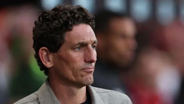 Keith Andrews looks on from the touchline