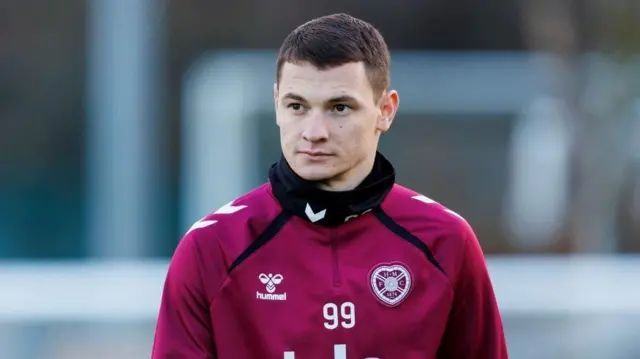 Islam Chesnokov in Hearts training