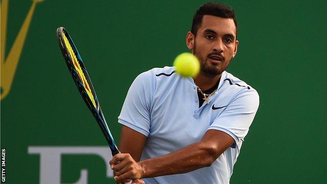 Nick Kyrgios received a fine of $25,000, and was suspended for eight ATP tournament weeks following his conduct at the 2016 Shanghai Masters