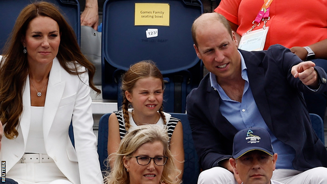 The Duke and Duchess of Cambridge along with Princess Charlotte