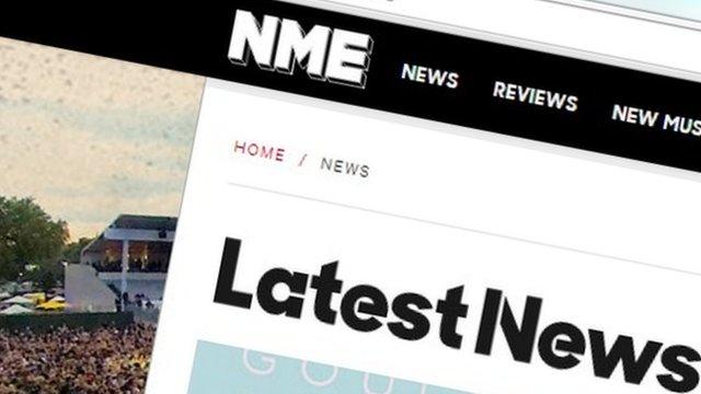 NME website