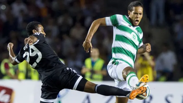 Celtic defender Virgil van Dijk