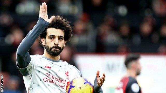 Liverpool forward Mohamed Salah