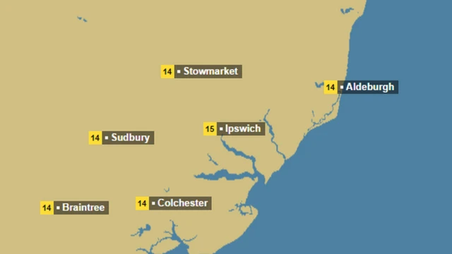 Overnight weather map