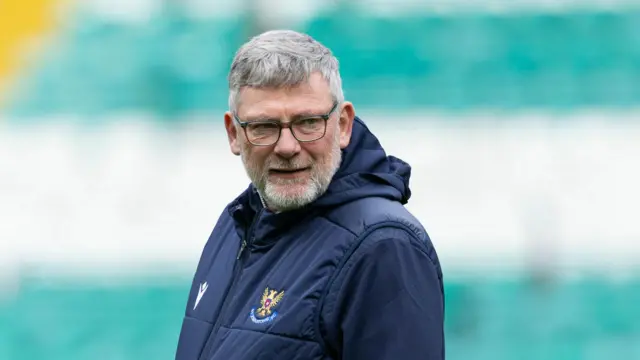 Craig Levein at Celtic Park