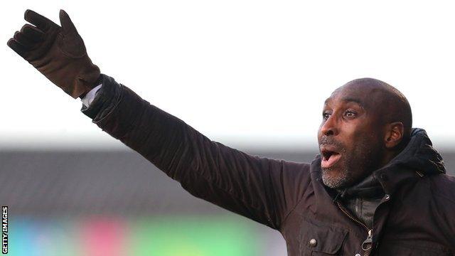 Southend's win at Accrington was their second under Sol Campbell, after their EFL Trophy win against AFC Wimbledon in November