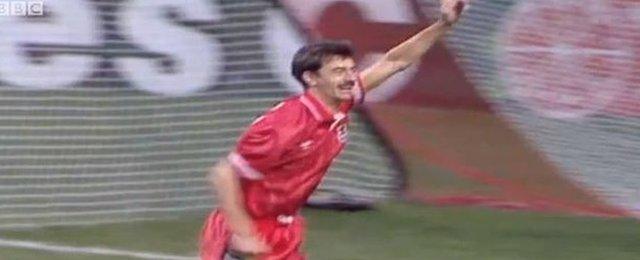 Ian Rush celebrates