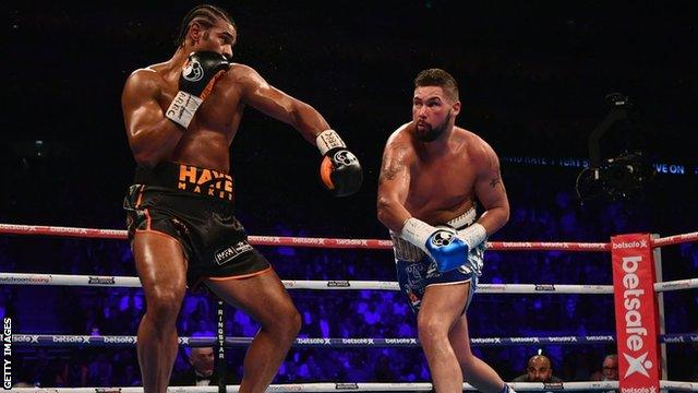 Tony Bellew takes the fight to David Haye