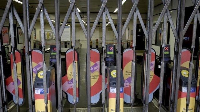 Closed tube station