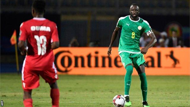 Cheikhou Kouyate started his senior career in Belgium before joining West Ham in 2014