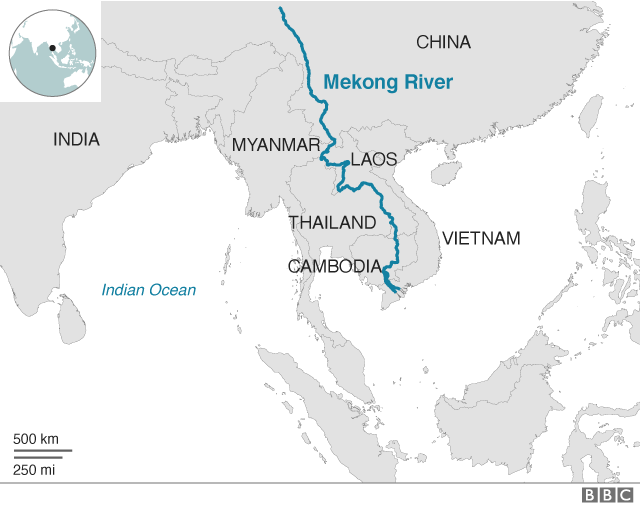 The Mekong river