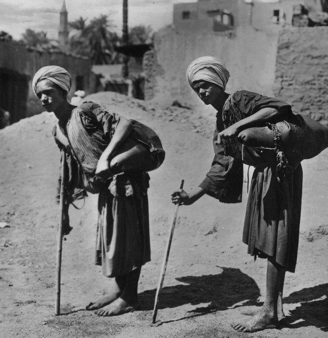 Water sellers in Egypt (circa 1940)