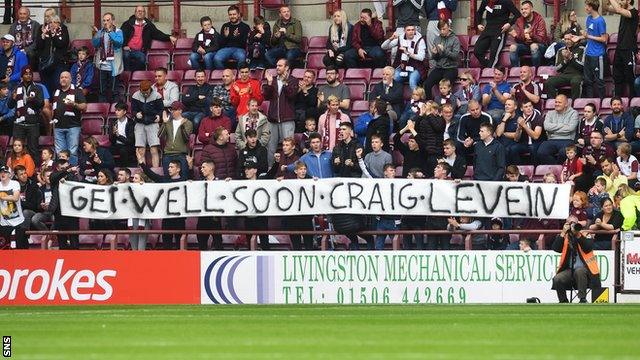 Fan message to Craig Levein