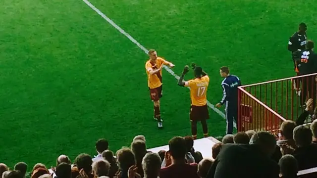 Theo Robinson and Louis Moult