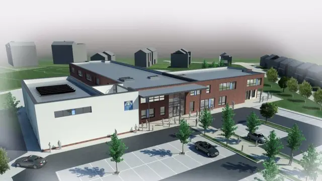 Graphic plan of Oakgrove School