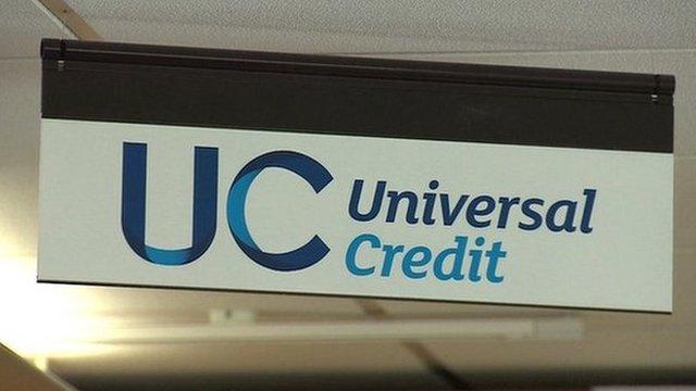 Universal Credit sign