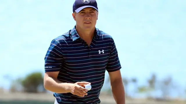 Jordan Spieth celebrates