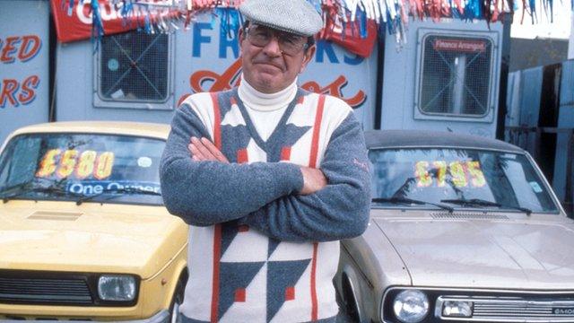 Mike Reid as car dealer Frank Butcher in EastEnders