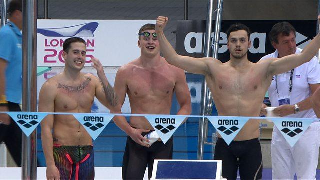 GB men storm to 4x100m medley relay gold