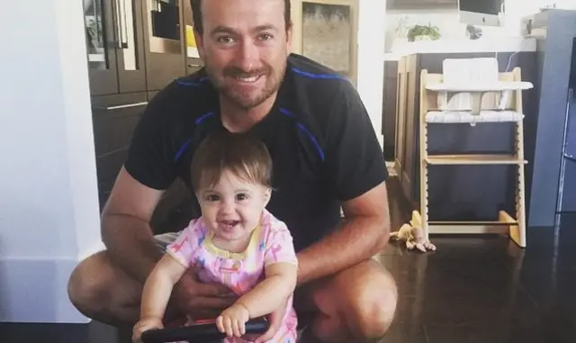 Graeme McDowell and his daughter