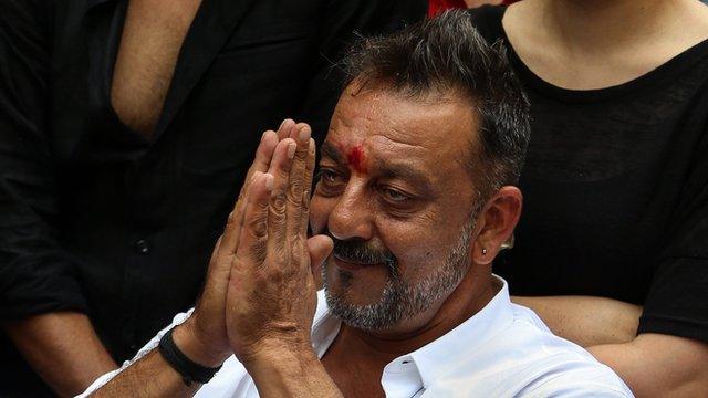 Sanjay Dutt at his home in Mumbai, India.