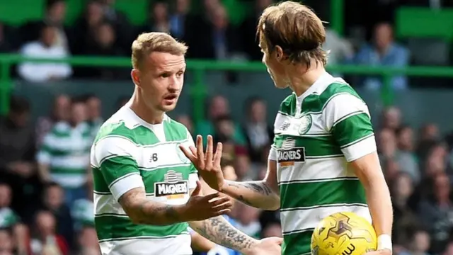 Leigh Griffiths and Stefan Johansen