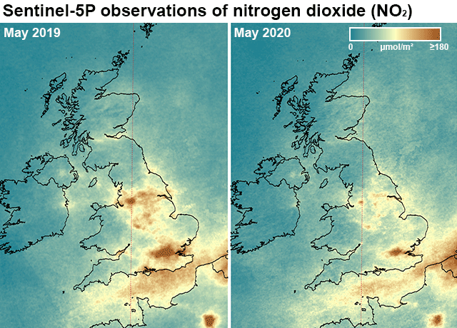 NO2 from Sentinel