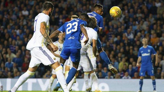 Lassana Coulibaly scores for Rangers