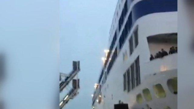 P&O ferry at Calais