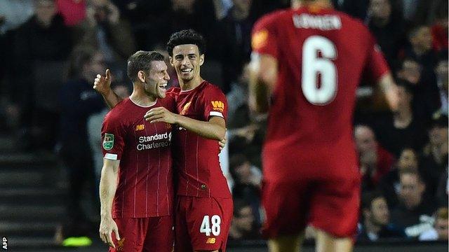 Youngsters Harvey Elliott and Curtis Jones both impressed but it was 33-year-old James Milner whose quality shone through with a goal and an assist