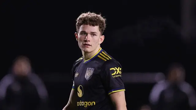 Manchester United Under-21 captain Jacob Devaney