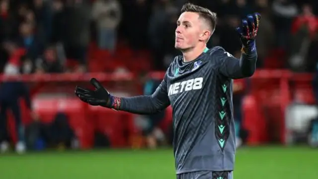 Dean Henderson shrugs his shoulders