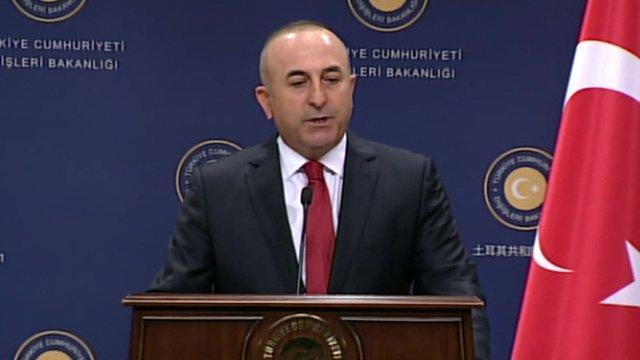 Turkey's Foreign Minister Mevlut Cavusoglu