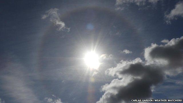 Sun halo