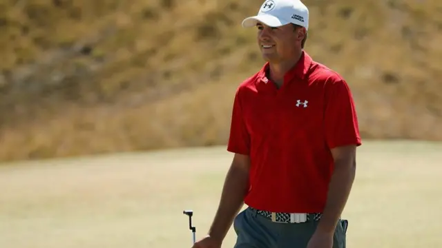 Jordan Spieth smiles