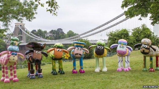 Shaun the Sheep in Bristol