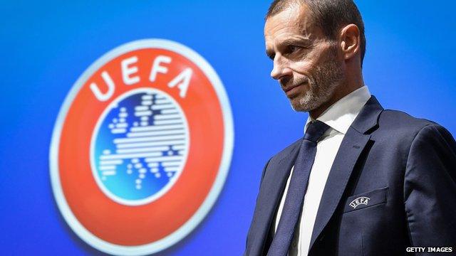 Uefa president Aleksander Ceferin