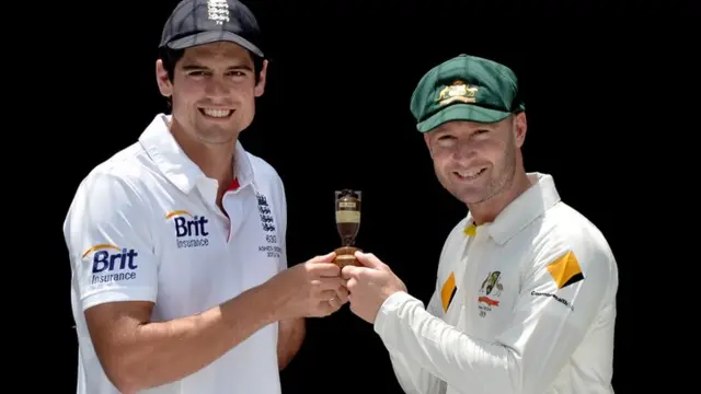 Alastair Cook and Michael Clarke