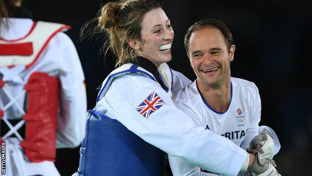 Jade Jones and Paul Green
