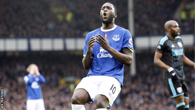 Everton striker Romelu Lukaku