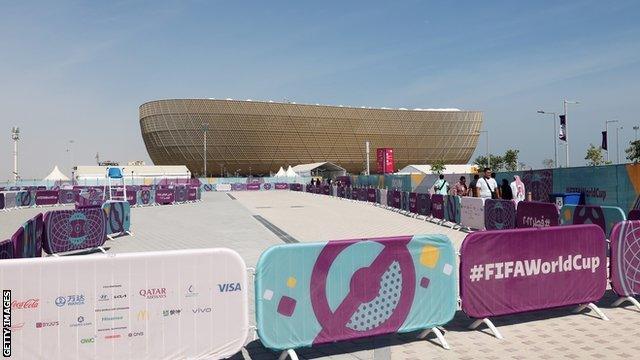 The Lusail Stadium in Qatar's capital city Doha