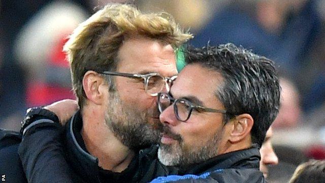 Jurgen Klopp and David Wagner