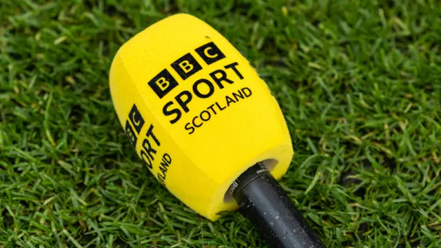 BBC Sport Scotland microphone