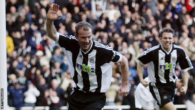 Alan Shearer Newcastle