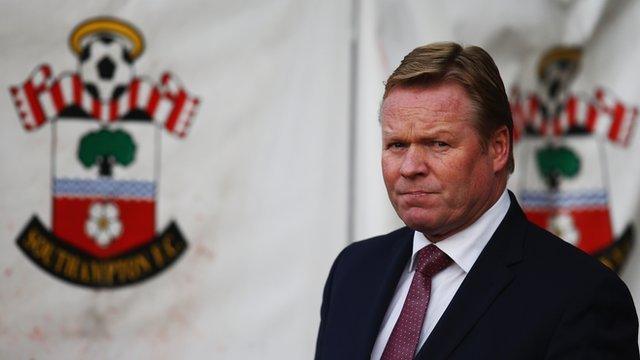 Southampton manager Ronald Koeman