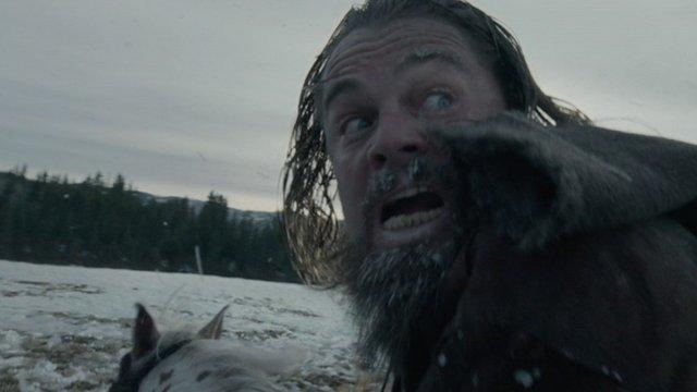 Leonardo DiCaprio in The Revenant