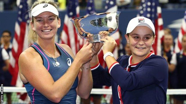 Ashleigh Barty and CoCo Vandeweghe