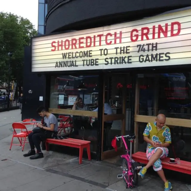 Shoreditch grind coffee shop / espresso bar