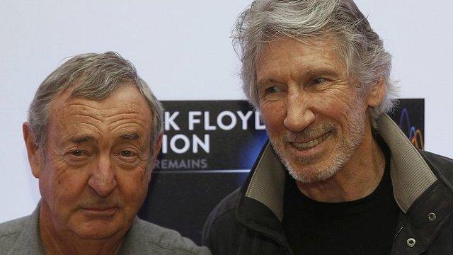 Pink Floyd's Nick Mason, alongside Roger Waters