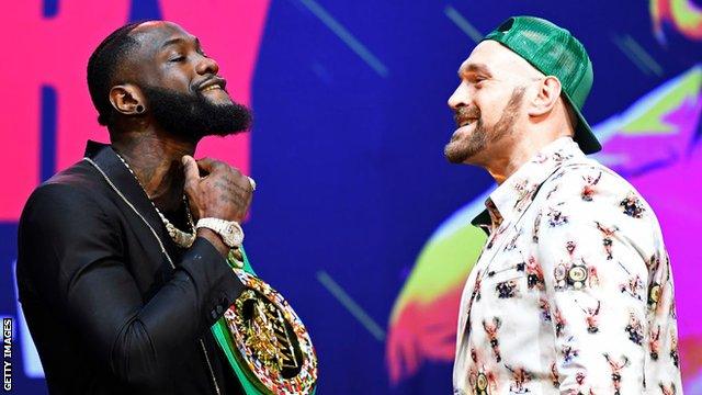 Deontay Wilder and Tyson Fury